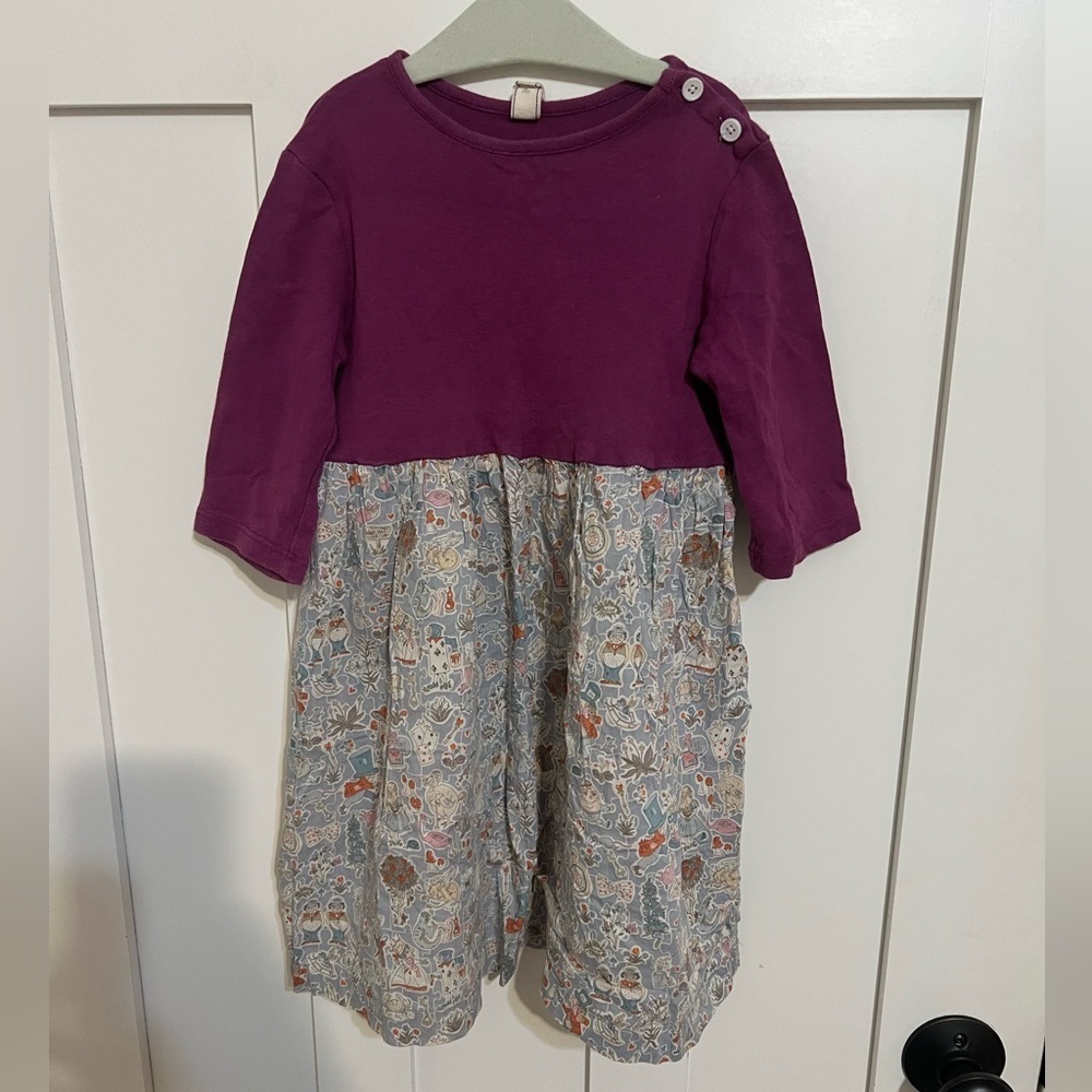 Sailor Rose BAKER ISLAND DRESS - PURPLE / PINK ALICE in WONDERLAND Livery London